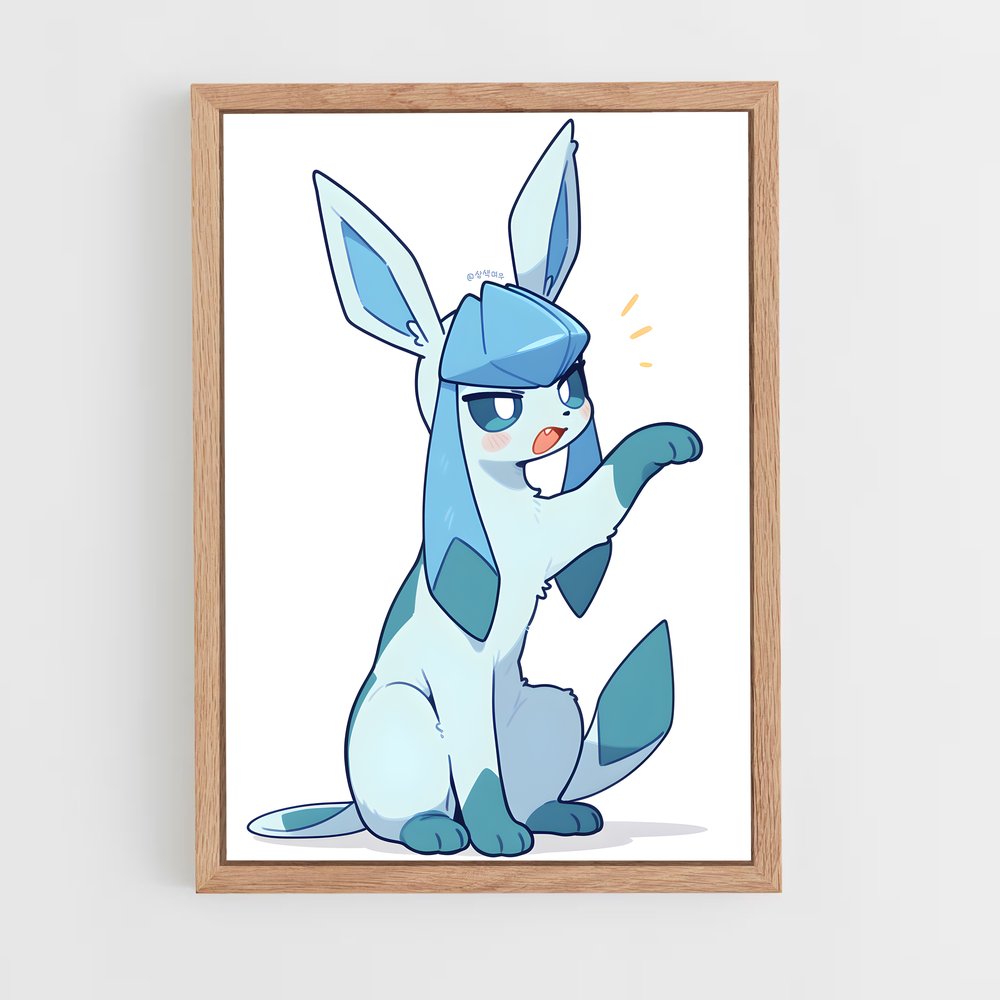 Poster Glaceon Chic – affiche Pokemon (vue 4)