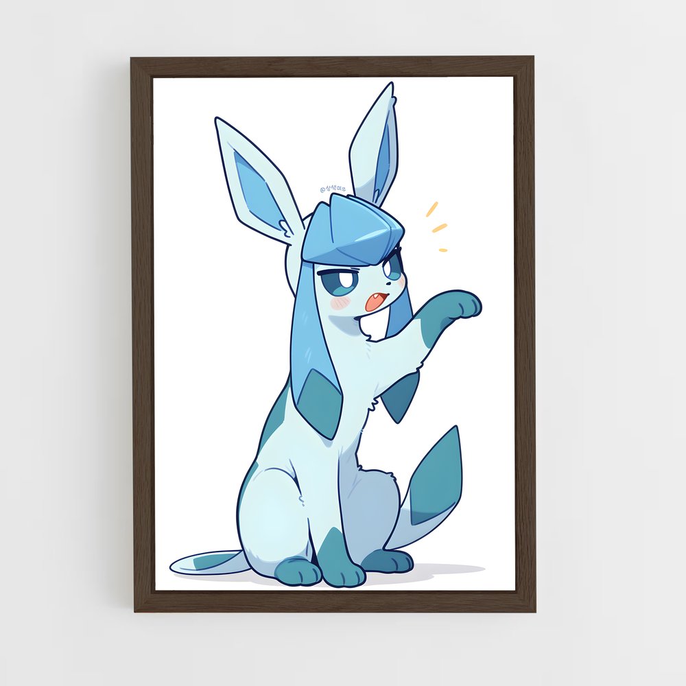 Poster Glaceon Chic – affiche Pokemon (vue 5)