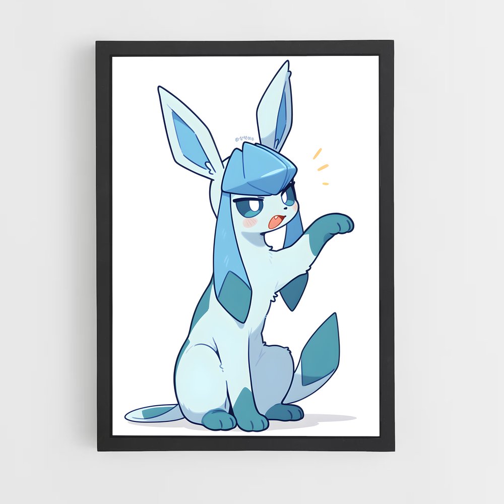 Poster Glaceon Chic – affiche Pokemon (vue 2)