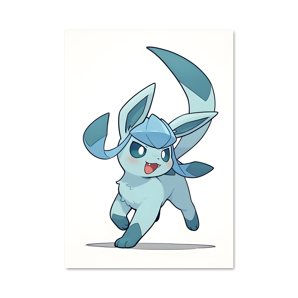 Poster Glaceon Mystique – affiche Pokemon