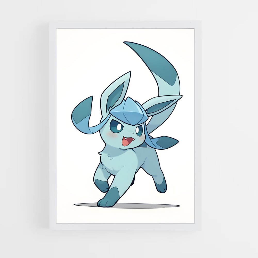 Poster Glaceon Mystique – affiche Pokemon (vue 3)
