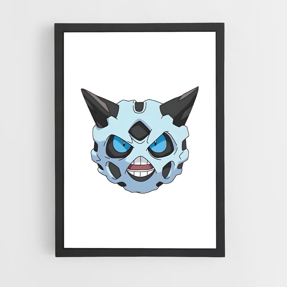 Poster Glalie en Fête – affiche Pokemon (vue 2)