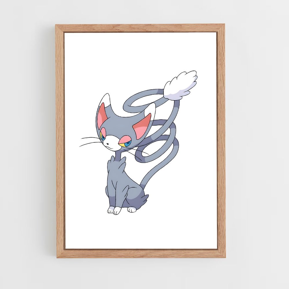 Poster Glameow Mystique – affiche Pokemon (vue 4)