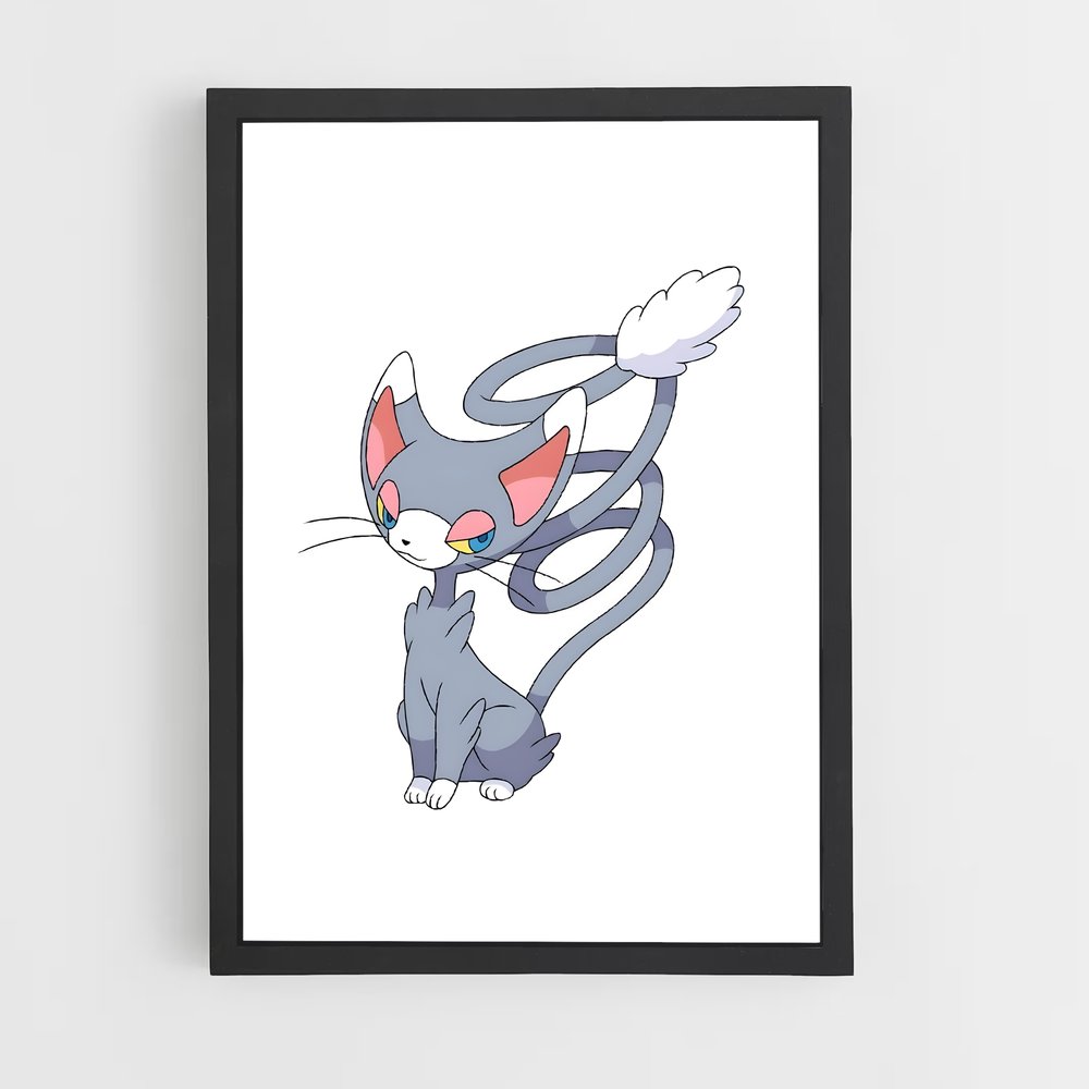 Poster Glameow Mystique – affiche Pokemon (vue 2)