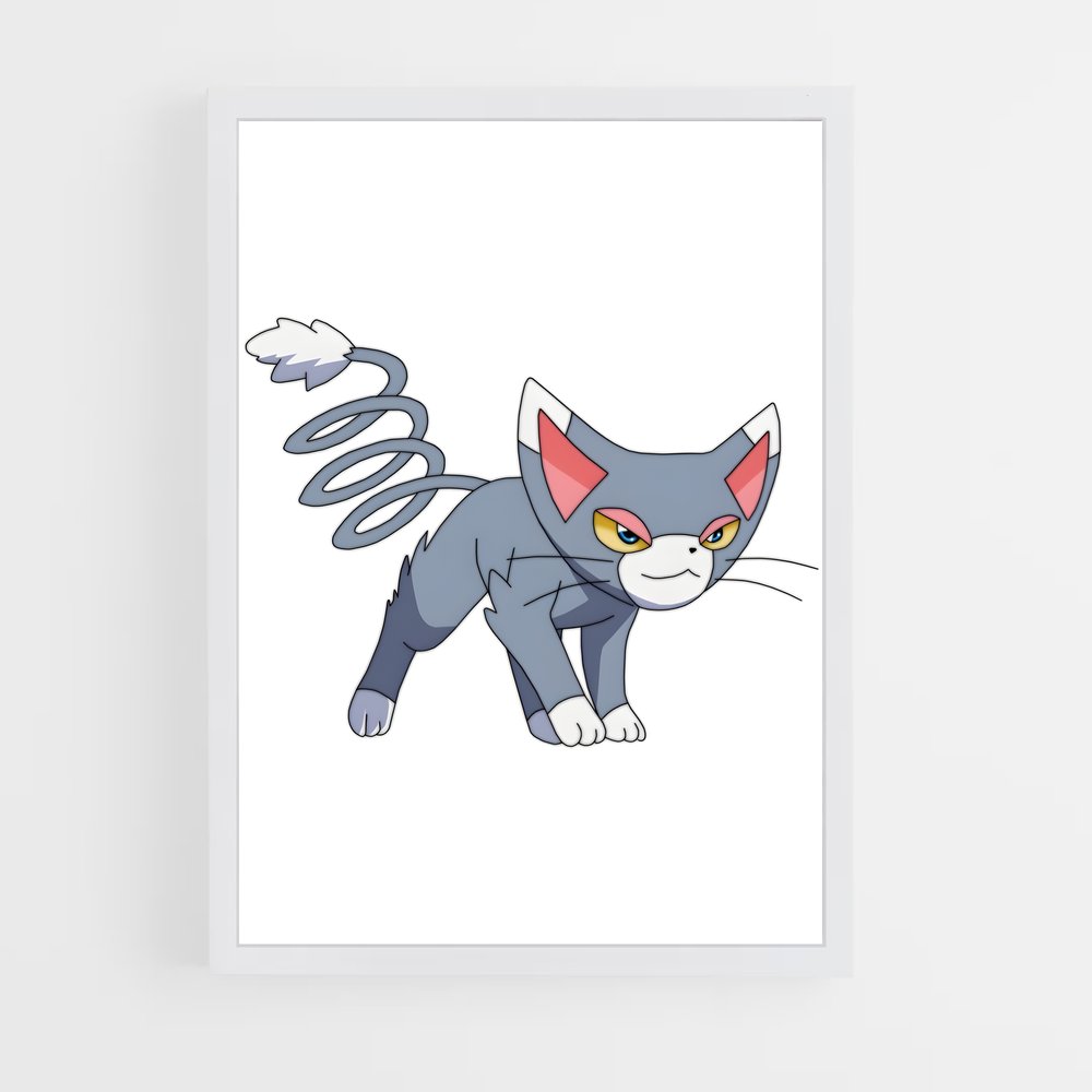 Poster Glameow Fantaisie – affiche Pokemon (vue 3)