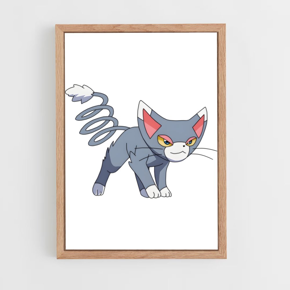 Poster Glameow Fantaisie – affiche Pokemon (vue 4)