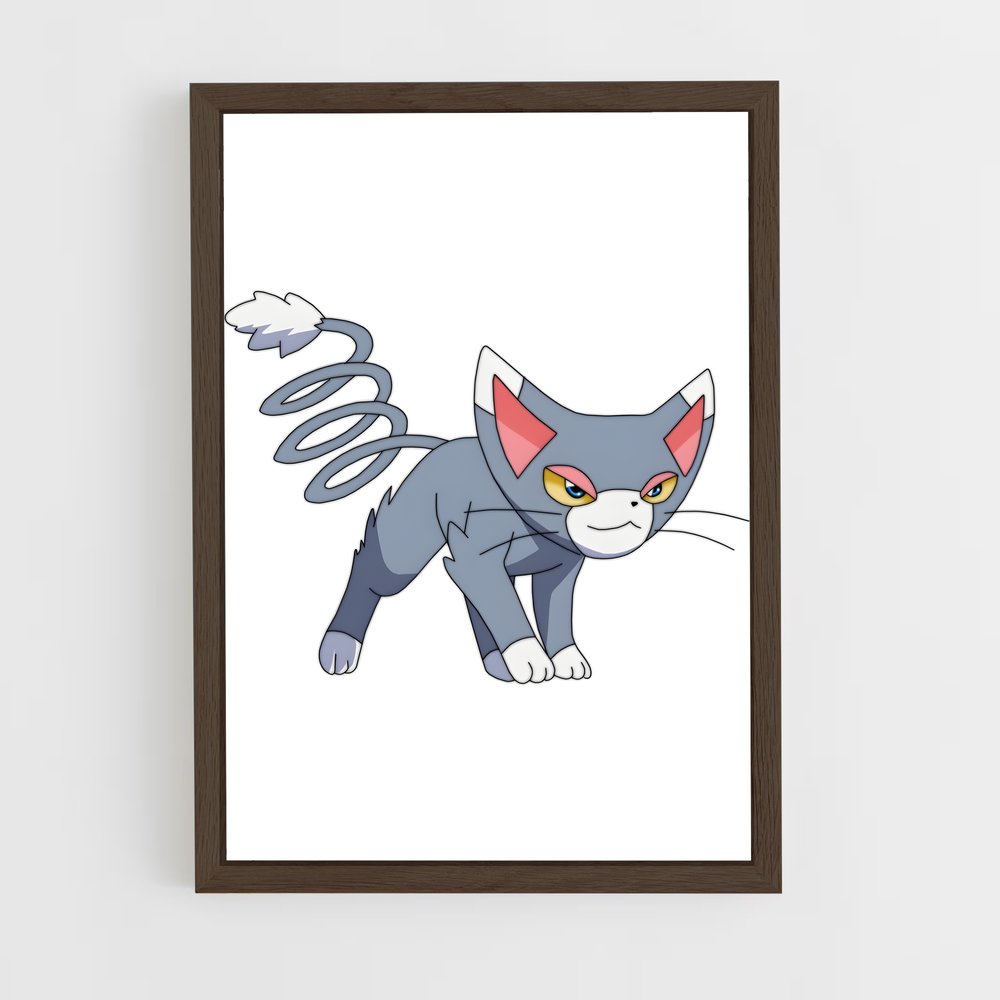 Poster Glameow Fantaisie – affiche Pokemon (vue 5)