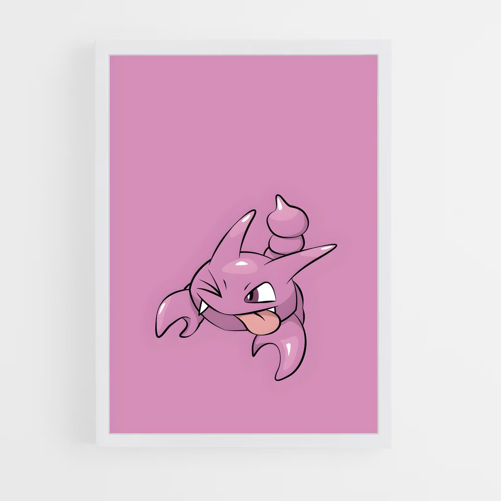Poster Gligar en Folie – affiche Pokemon (vue 3)