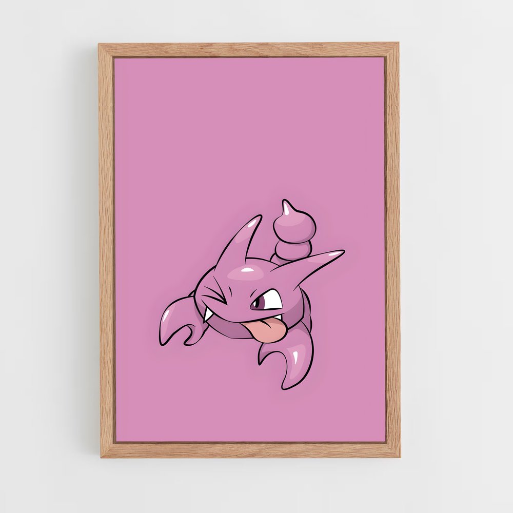 Poster Gligar en Folie – affiche Pokemon (vue 4)