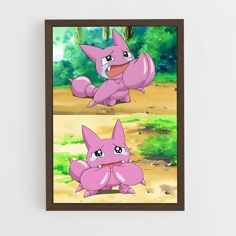 Poster Gligar et ses Amis en Forêt – affiche Pokemon (vue 5)
