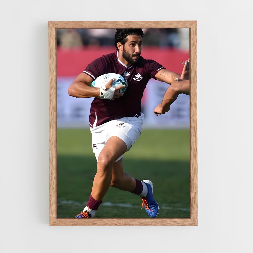 Poster L'Élan du Sportif – affiche Rugby (vue 4)