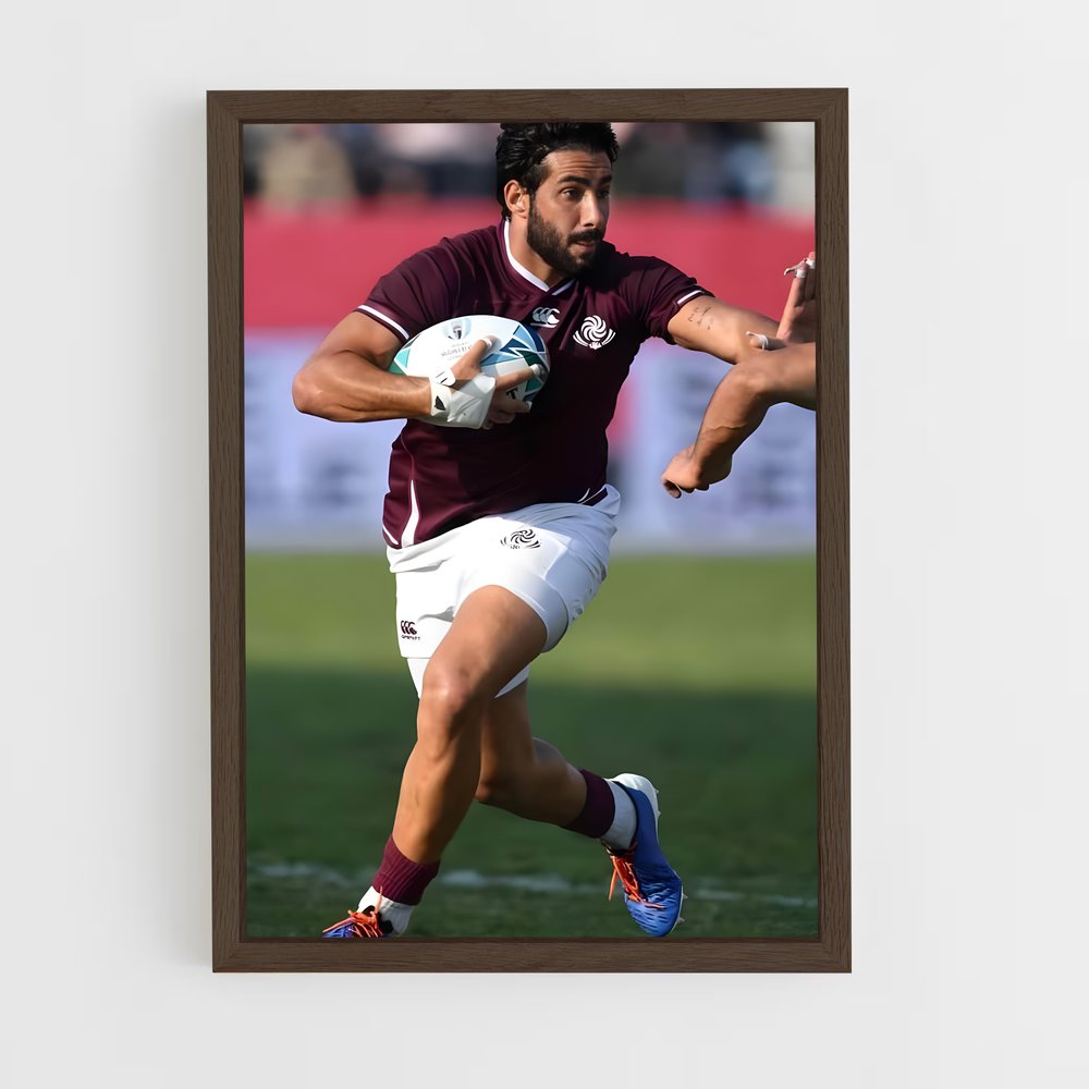 Poster L'Élan du Sportif – affiche Rugby (vue 5)