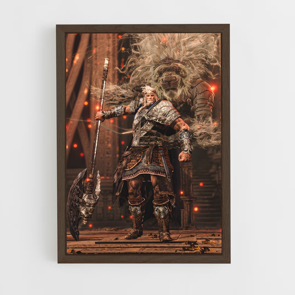 Poster Le Guerrier de Fer – affiche Elden Ring (vue 5)