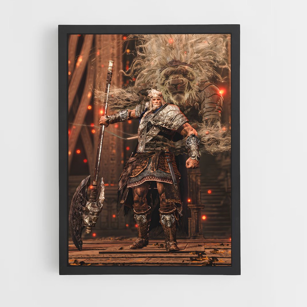 Poster Le Guerrier de Fer – affiche Elden Ring (vue 2)