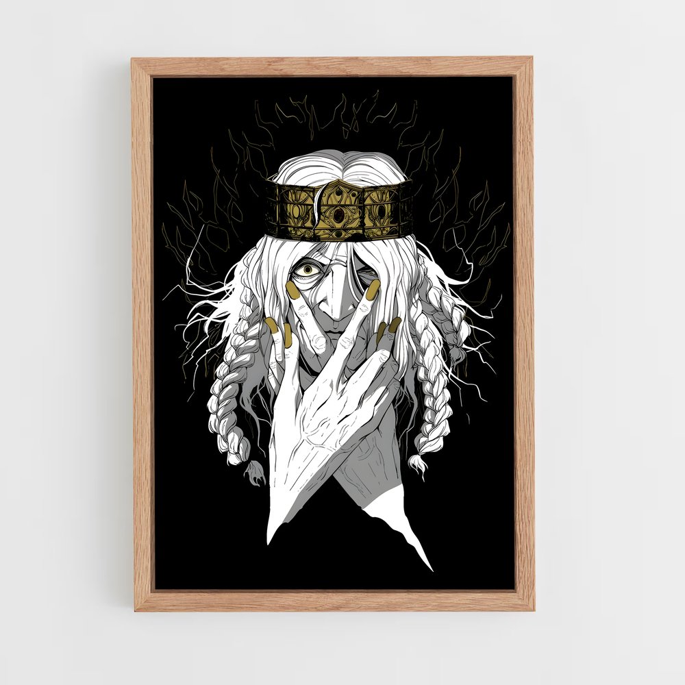 Poster Le Souverain Éthéré – affiche Elden Ring (vue 4)