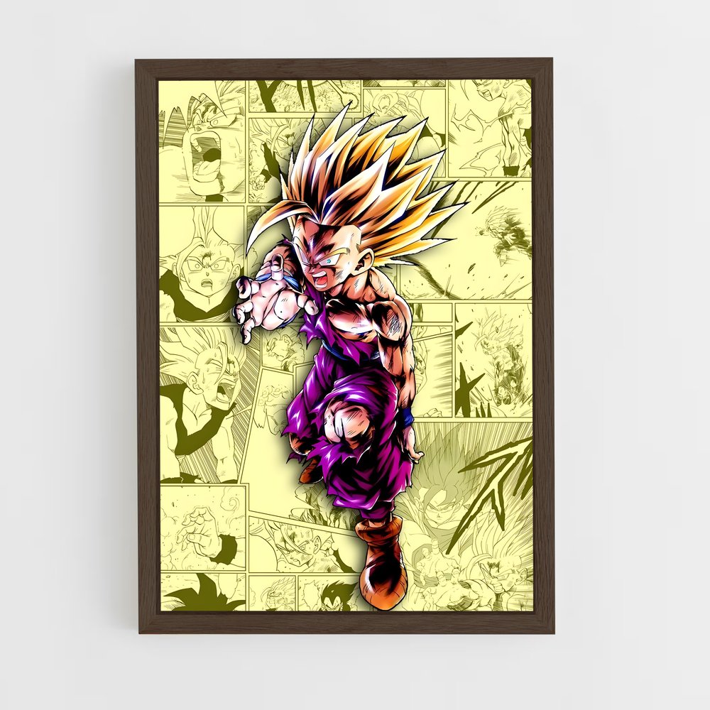 Poster Gohan : L'Héritier du Combat – affiche Dragon ball fighterz (vue 5)
