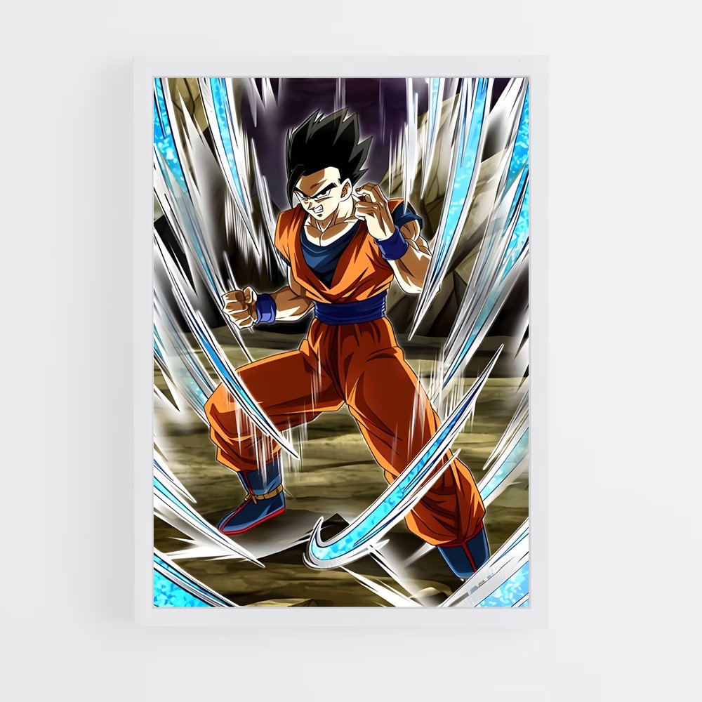 Poster Gohan : Le Héros Émergent – affiche Dragon ball fighterz (vue 3)