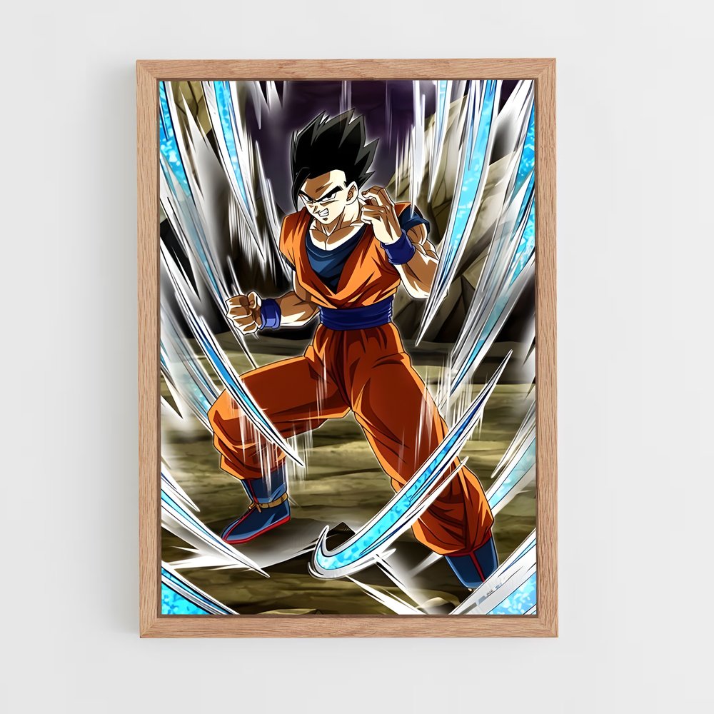 Poster Gohan : Le Héros Émergent – affiche Dragon ball fighterz (vue 4)