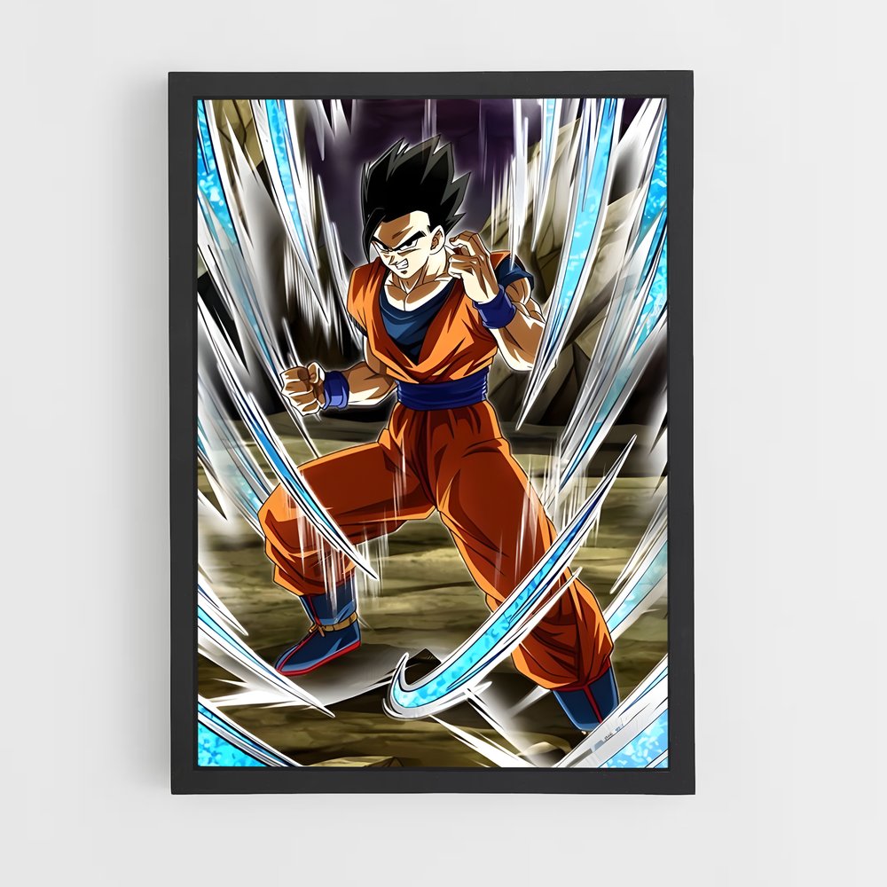 Poster Gohan : Le Héros Émergent – affiche Dragon ball fighterz (vue 2)