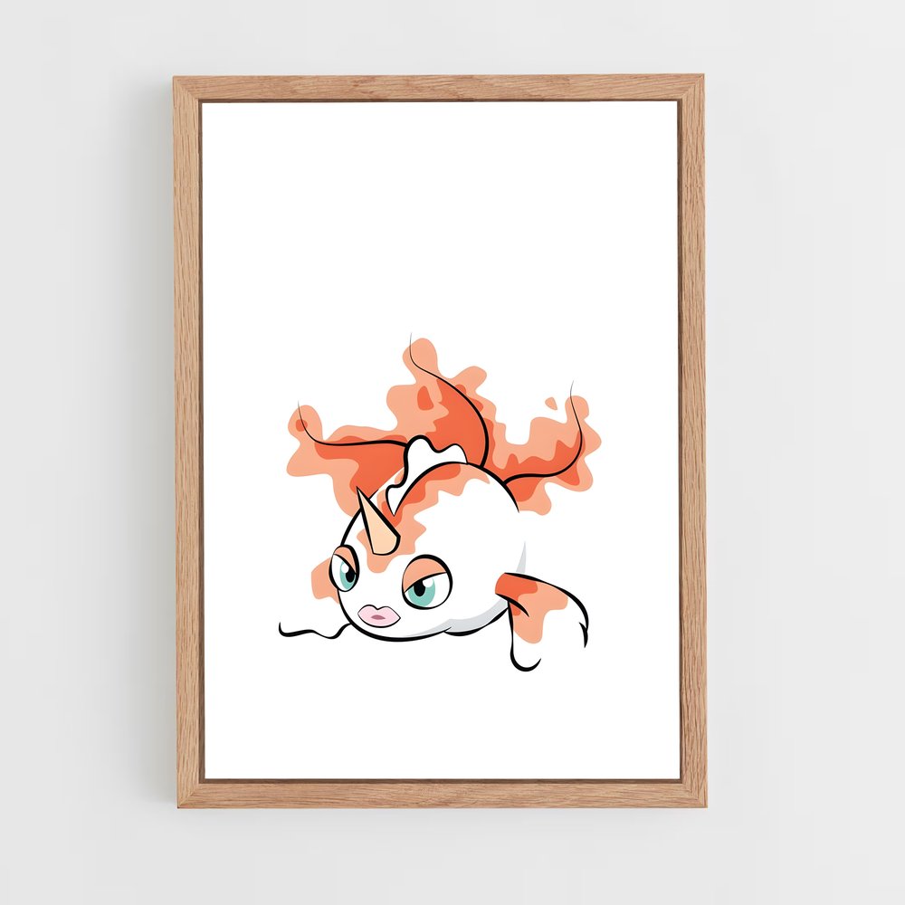 Poster Chaton Câlin – affiche Pokemon (vue 4)