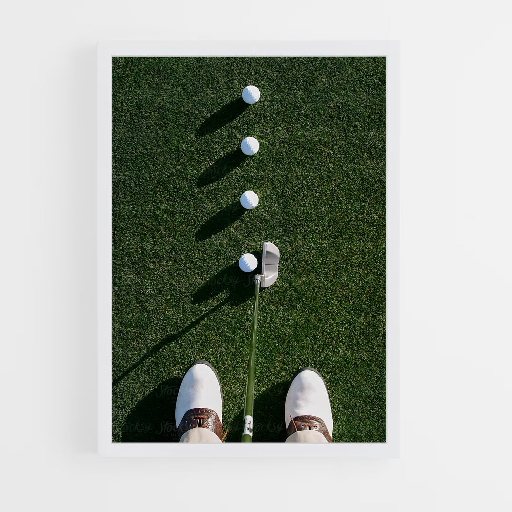 Poster Swing et Précision – affiche Golf (vue 3)