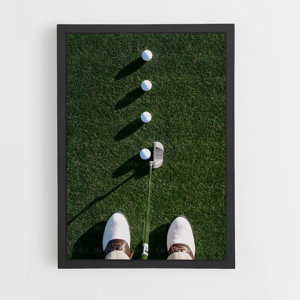 Poster Swing et Précision – affiche Golf (vue 2)
