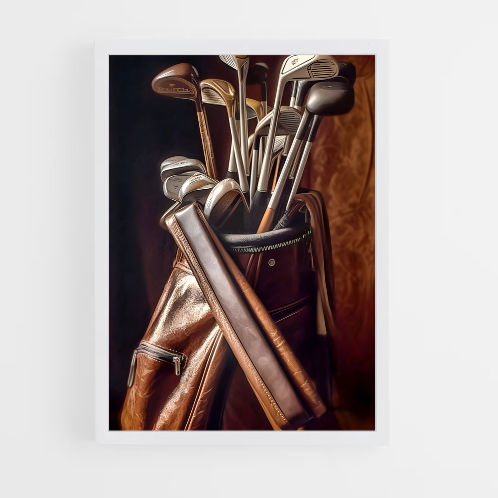 Poster Bag de Clubs – affiche Golf (vue 3)