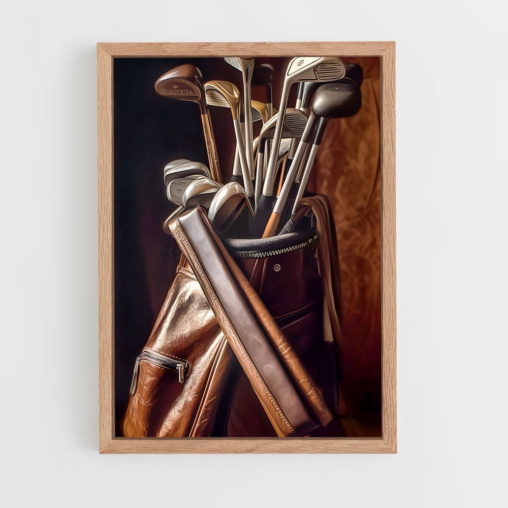 Poster Bag de Clubs – affiche Golf (vue 4)