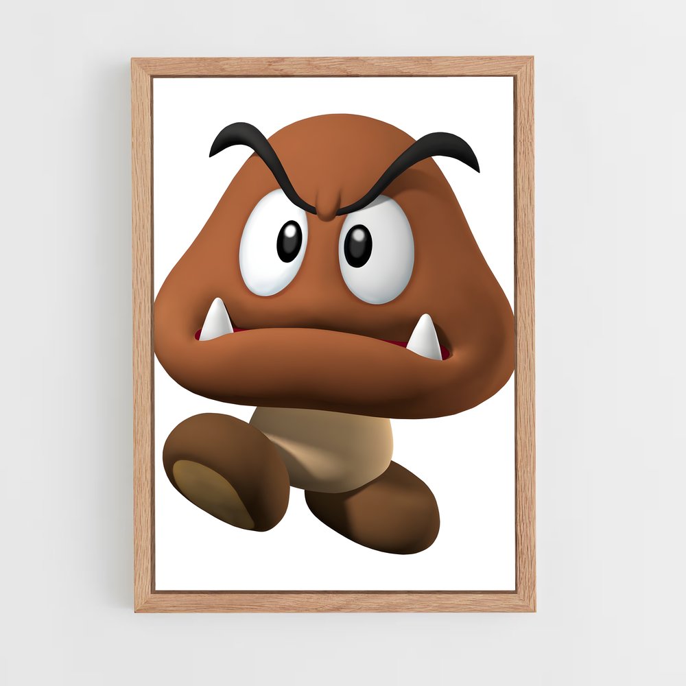 Poster Champignon Malin – affiche Mario (vue 4)