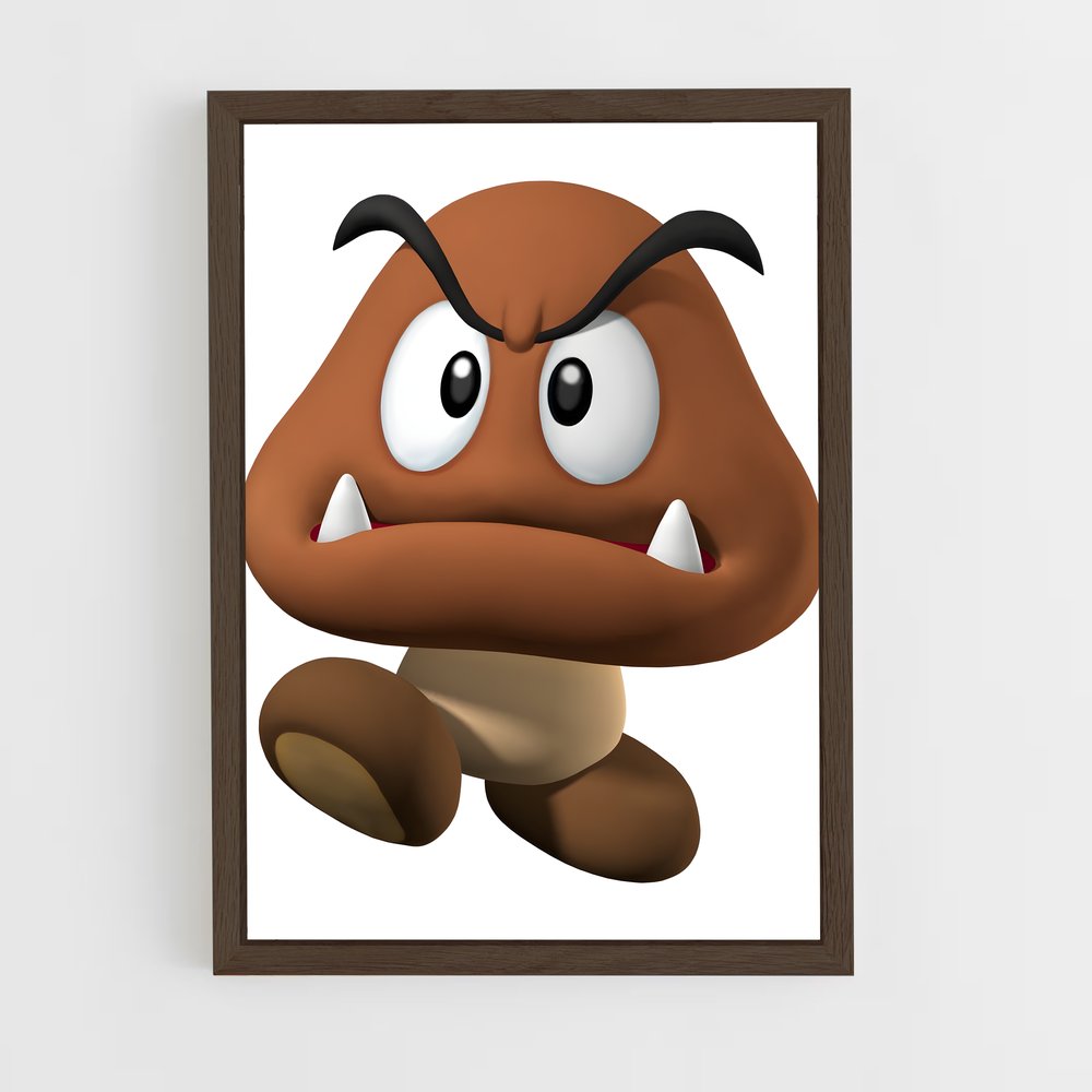 Poster Champignon Malin – affiche Mario (vue 5)