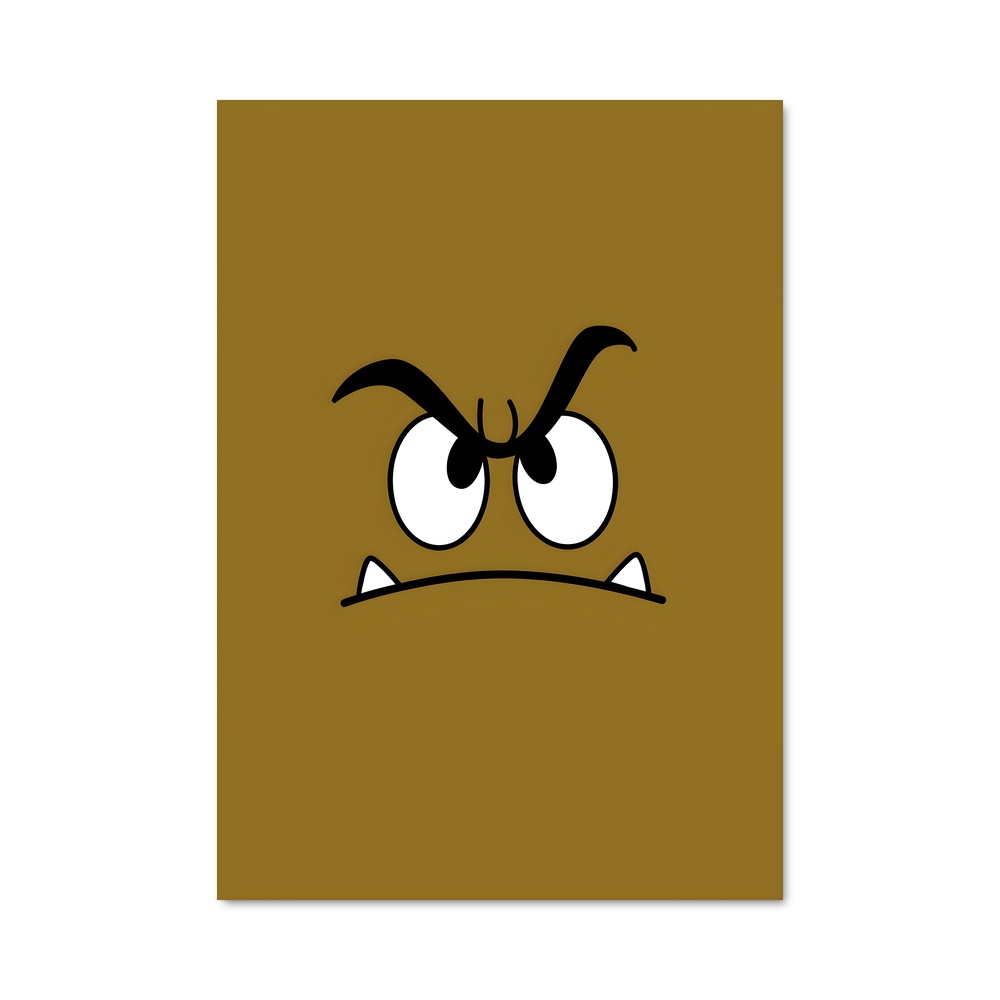Poster Goomba Triste – affiche Mario