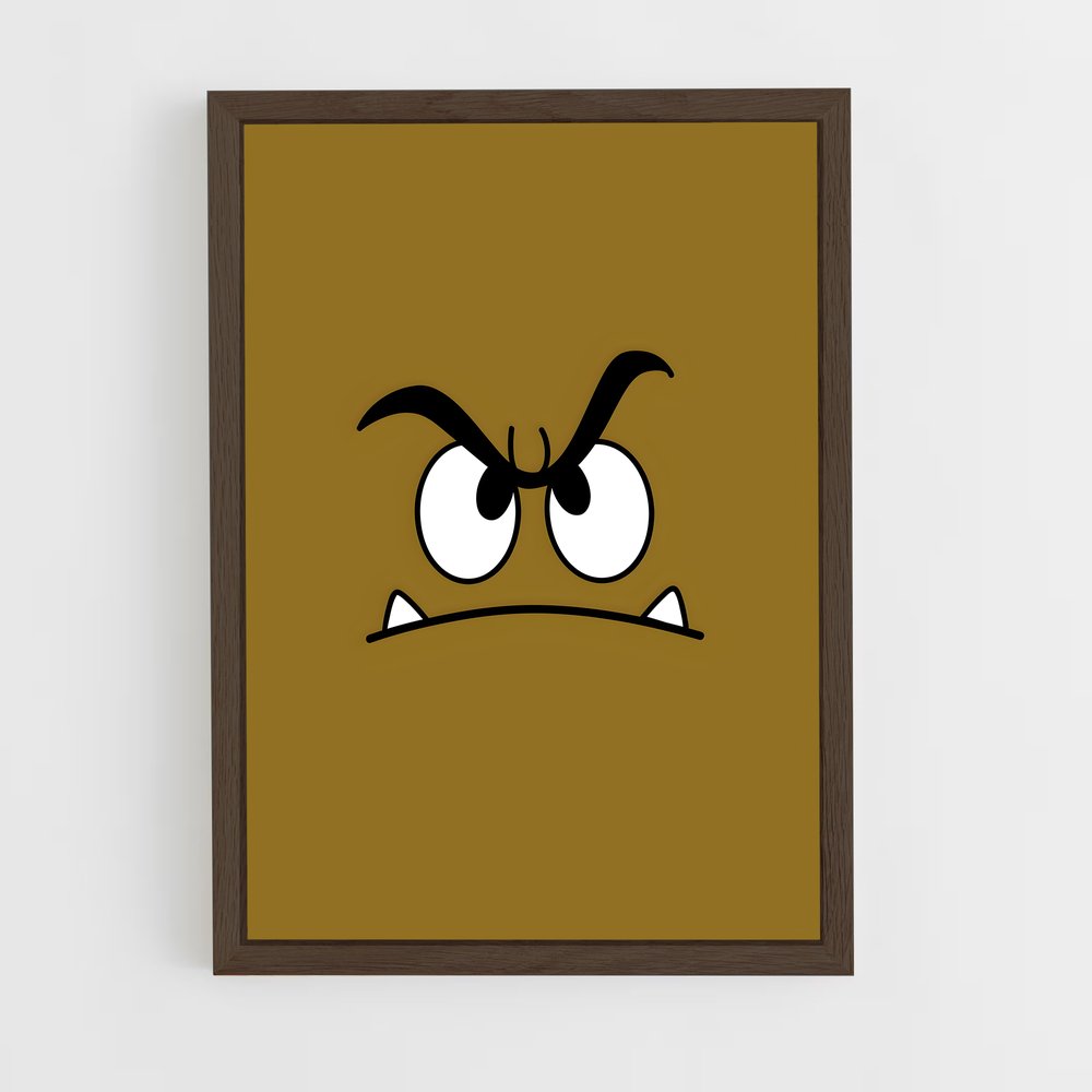 Poster Goomba Triste – affiche Mario (vue 5)