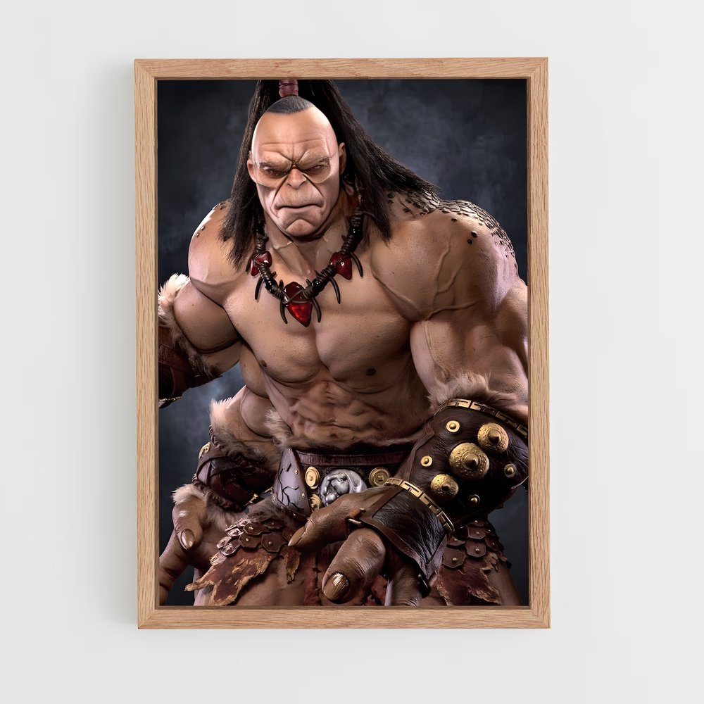 Poster Le Dandy Tranchant – affiche Mortal kombat (vue 4)