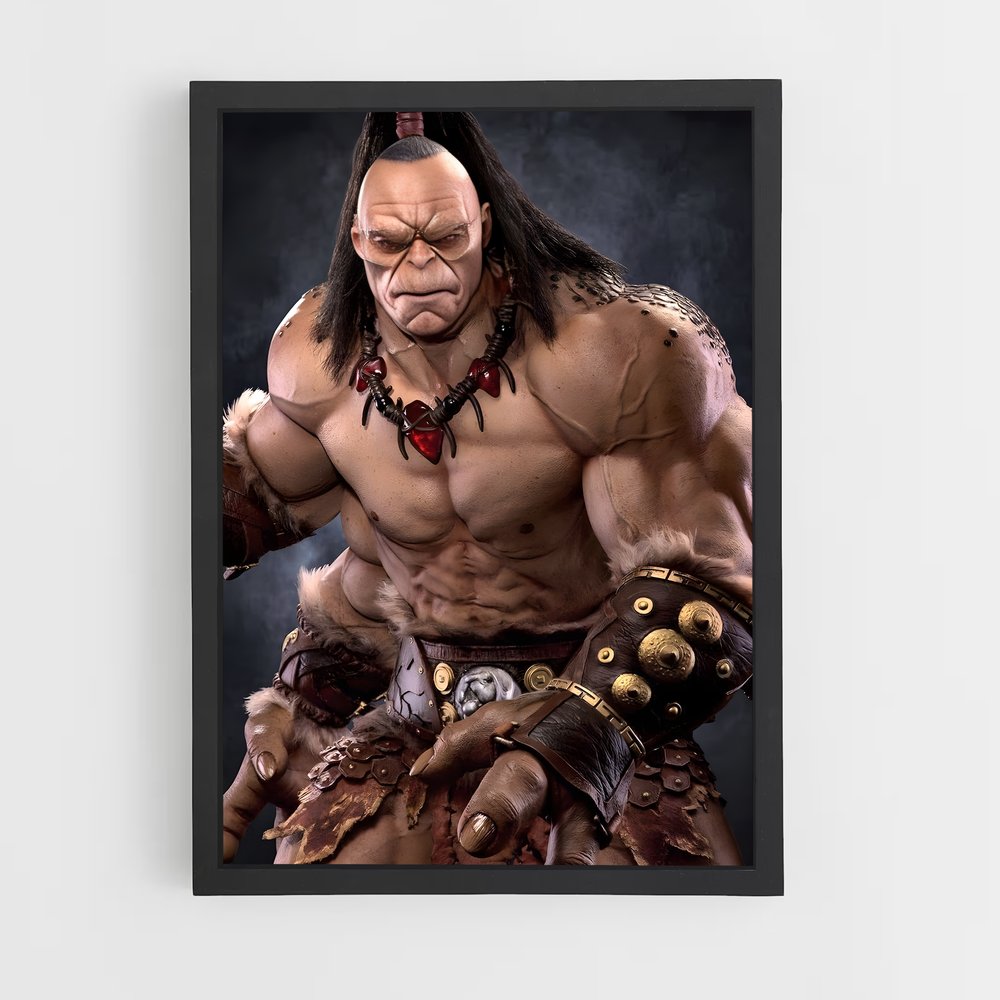 Poster Le Dandy Tranchant – affiche Mortal kombat (vue 2)