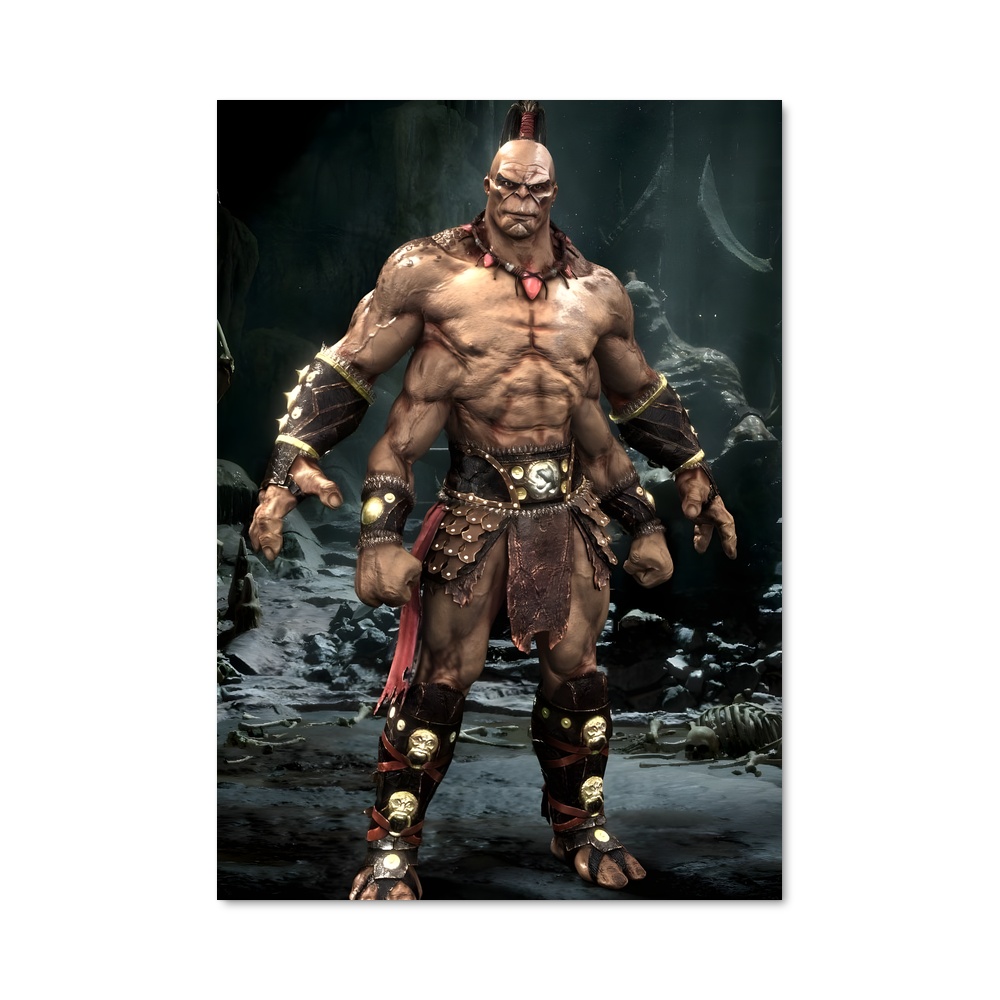 Poster Kratos en Rage – affiche Mortal kombat