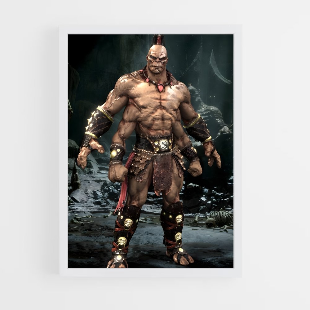 Poster Kratos en Rage – affiche Mortal kombat (vue 3)