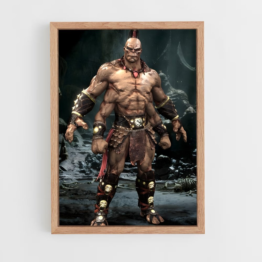 Poster Kratos en Rage – affiche Mortal kombat (vue 4)