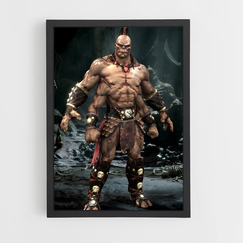 Poster Kratos en Rage – affiche Mortal kombat (vue 2)
