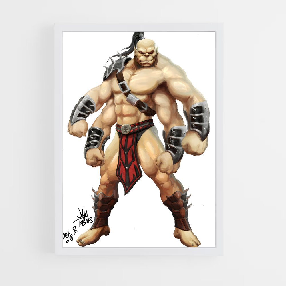 Poster Titan de Muscles – affiche Mortal kombat (vue 3)