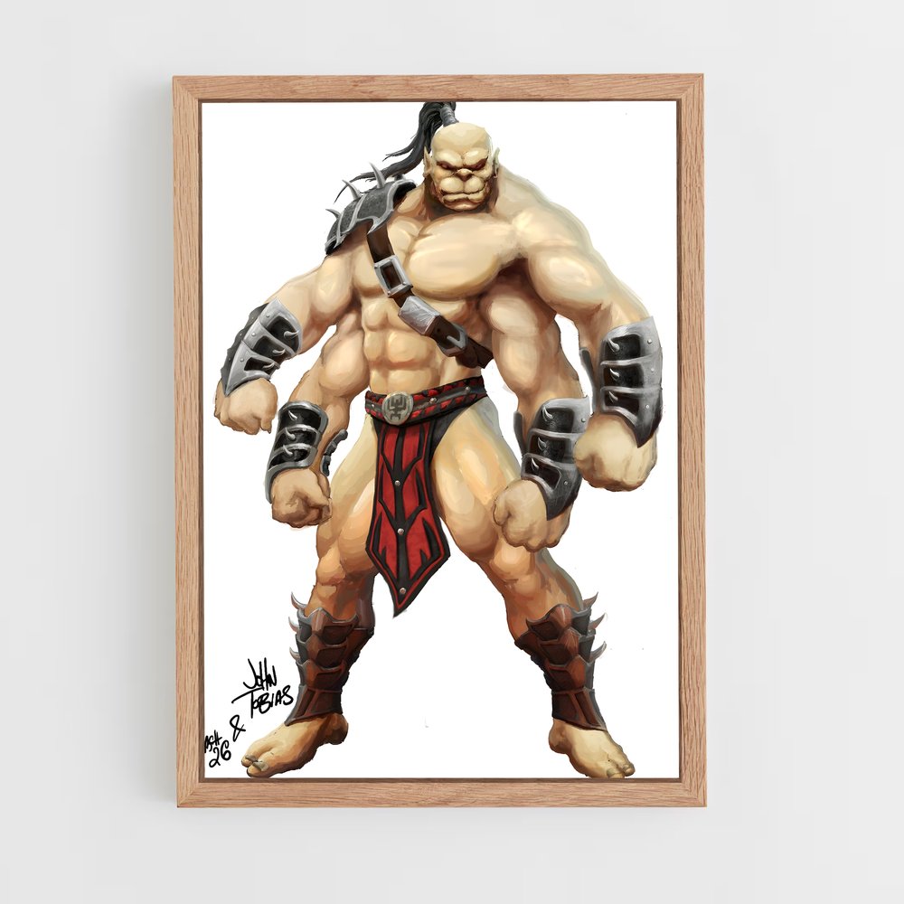 Poster Titan de Muscles – affiche Mortal kombat (vue 4)
