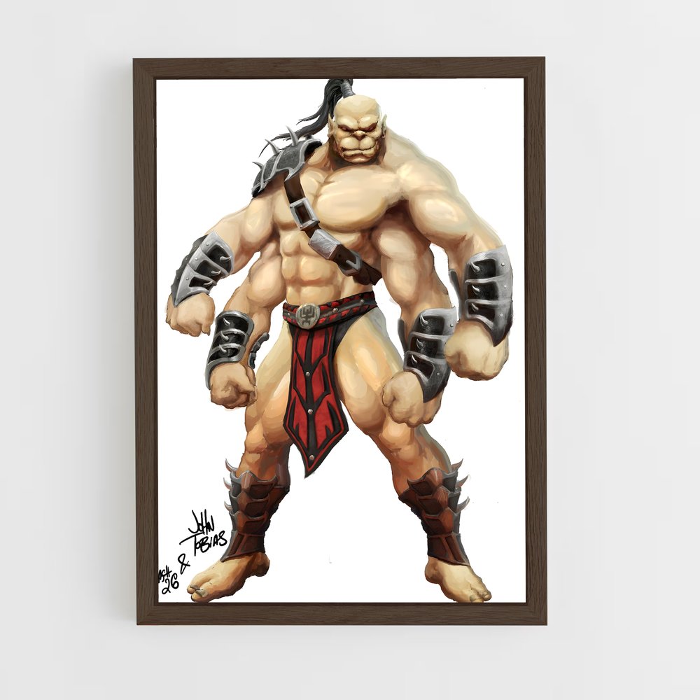 Poster Titan de Muscles – affiche Mortal kombat (vue 5)