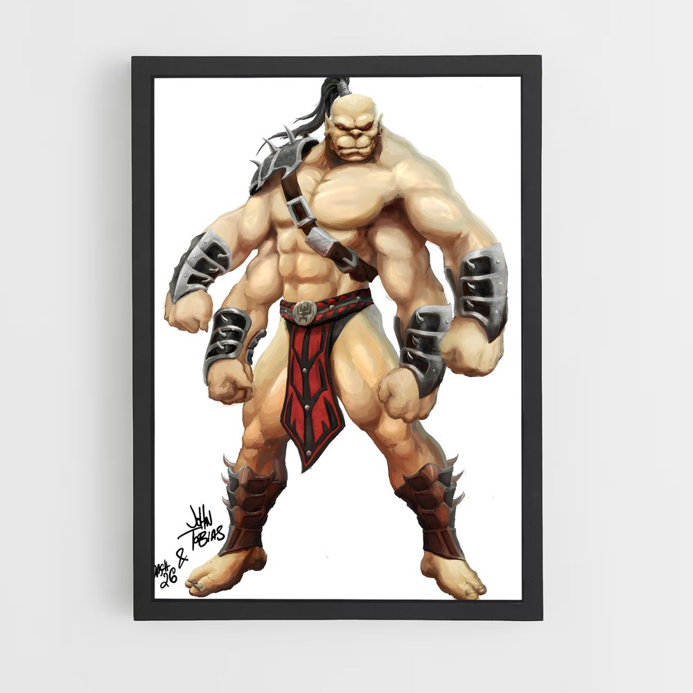 Poster Titan de Muscles – affiche Mortal kombat (vue 2)