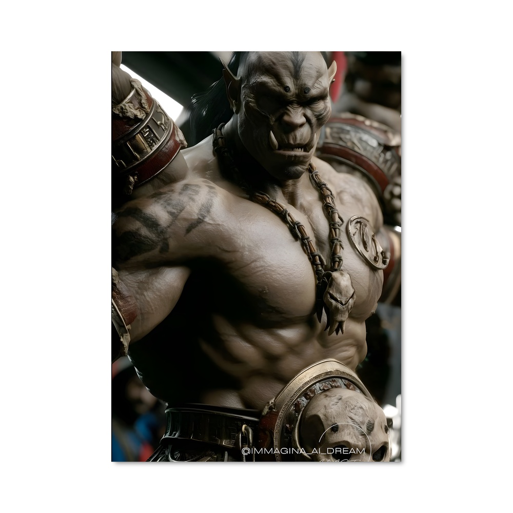 Poster Muscles et Mystères – affiche Mortal kombat