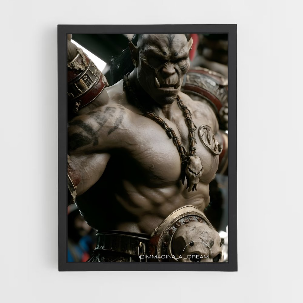 Poster Muscles et Mystères – affiche Mortal kombat (vue 2)