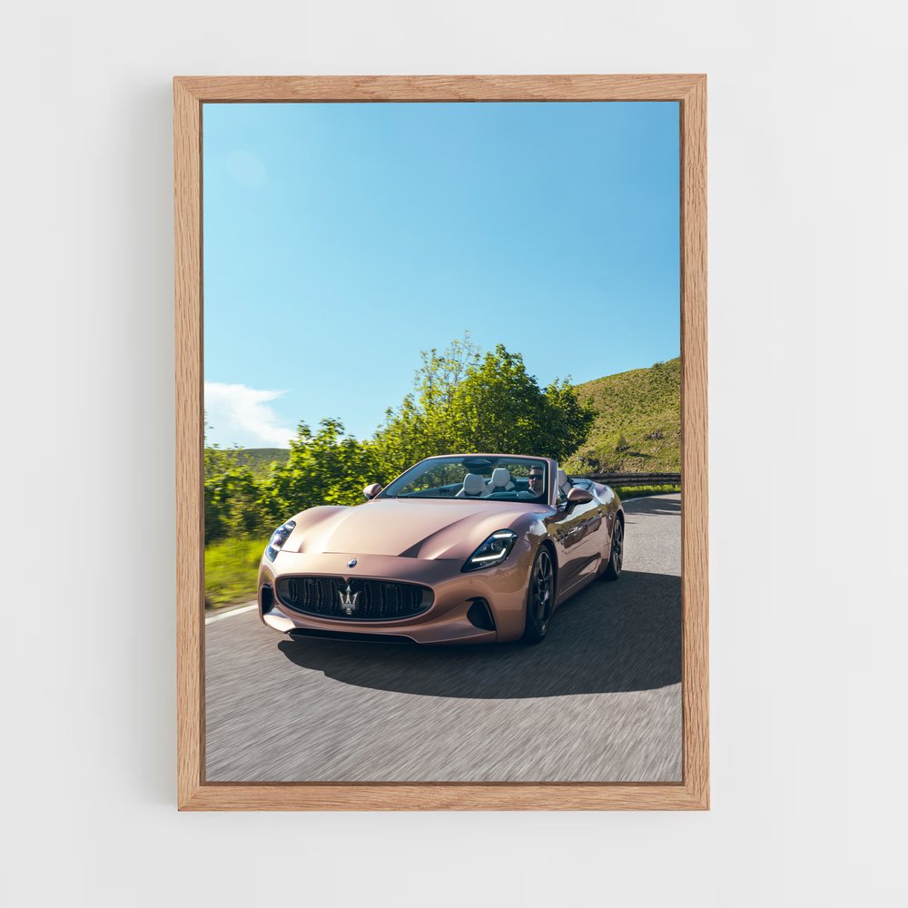 Poster Grancabrio en Fête – affiche Maserati (vue 4)