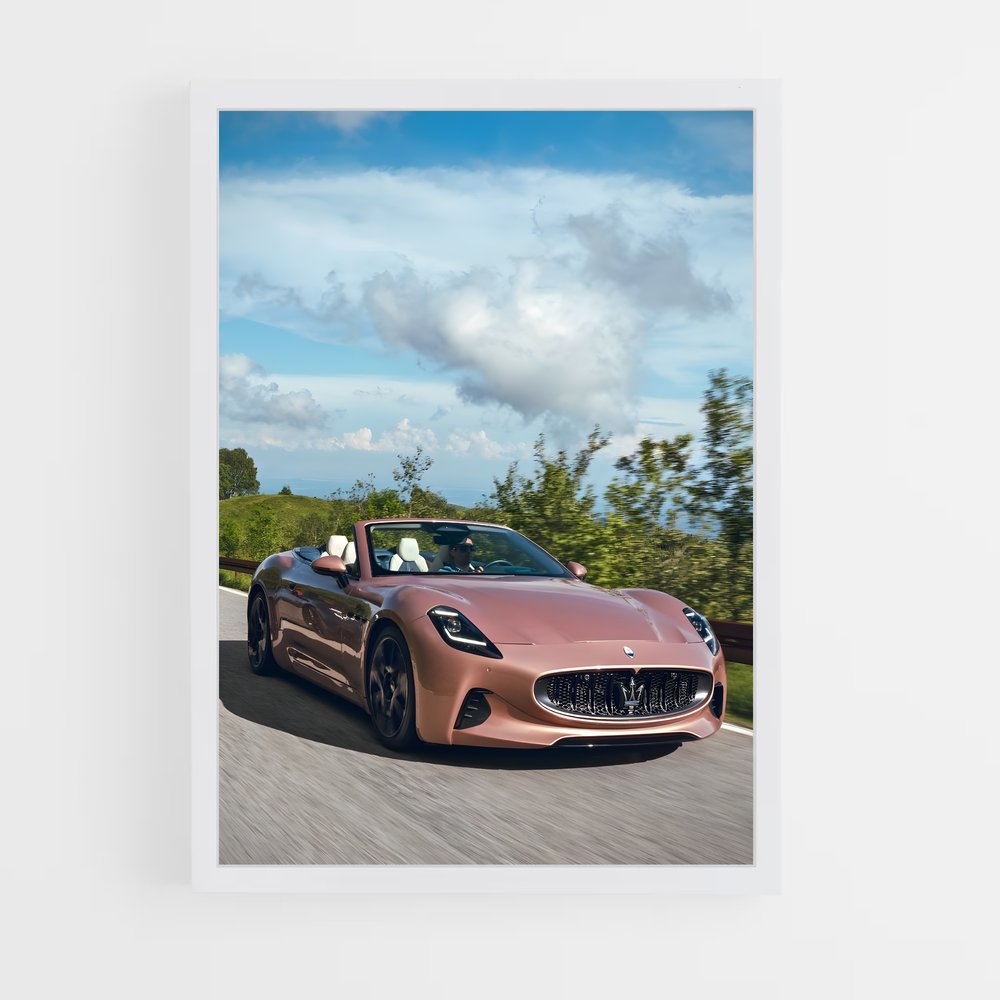 Poster Grancabrio limites – affiche Maserati (vue 3)