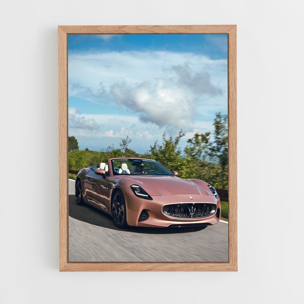 Poster Grancabrio limites – affiche Maserati (vue 4)