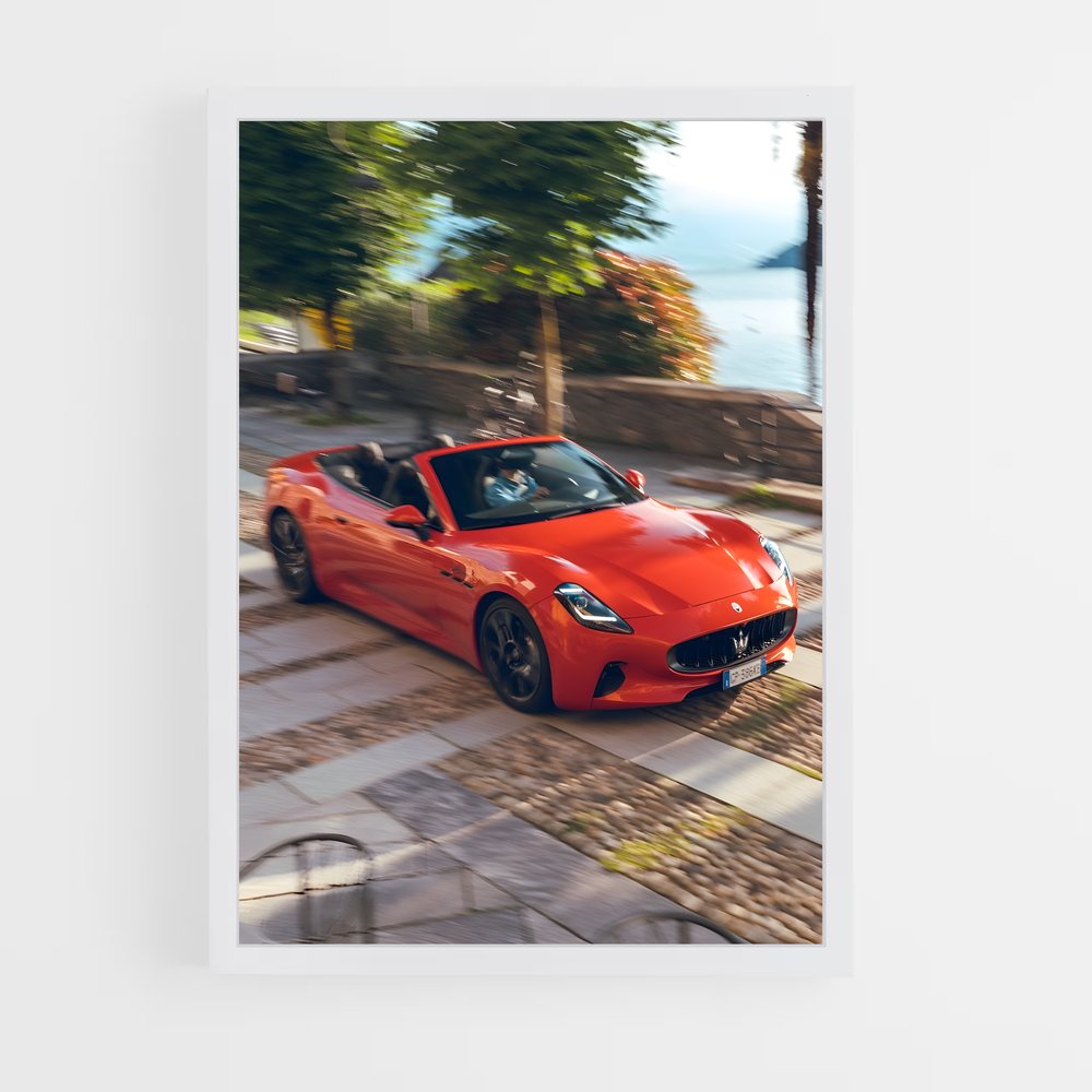 Poster Grancabrio dynamique – affiche Maserati (vue 3)