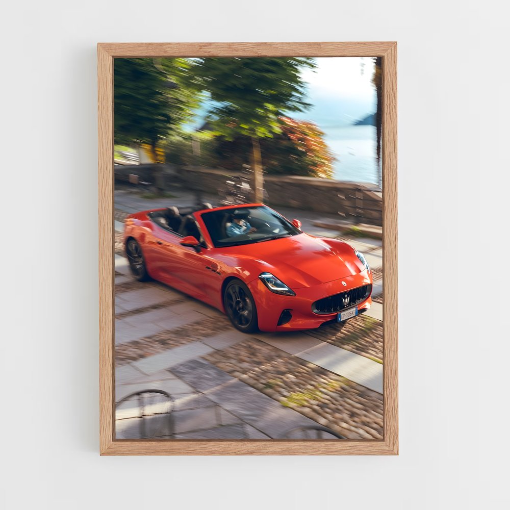 Poster Grancabrio dynamique – affiche Maserati (vue 4)