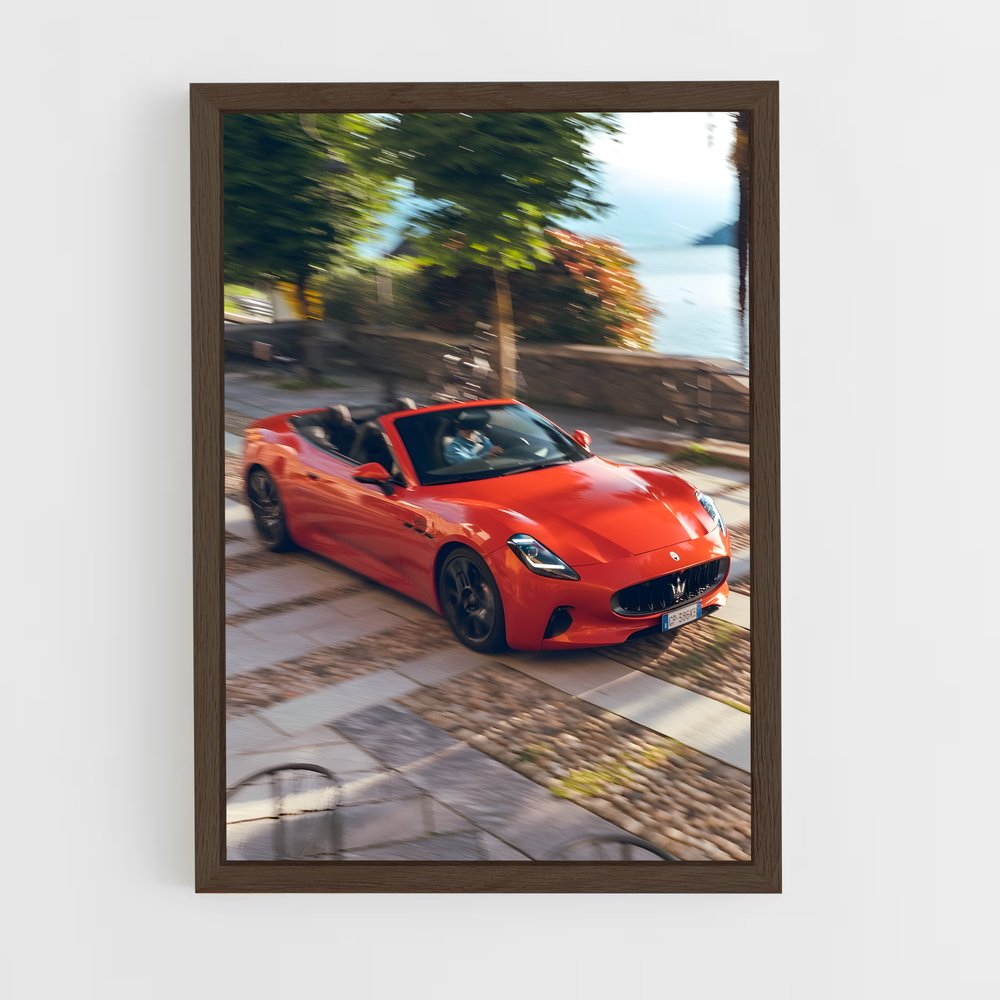 Poster Grancabrio dynamique – affiche Maserati (vue 5)